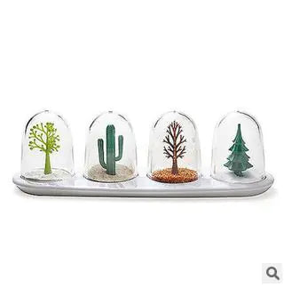 Creative Seasonal Spice Box and Jar Set